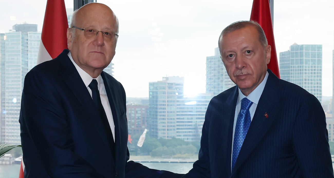 Cumhurbaşkanı Erdoğan, Lübnan Başbakanı Mikati’yi kabul etti