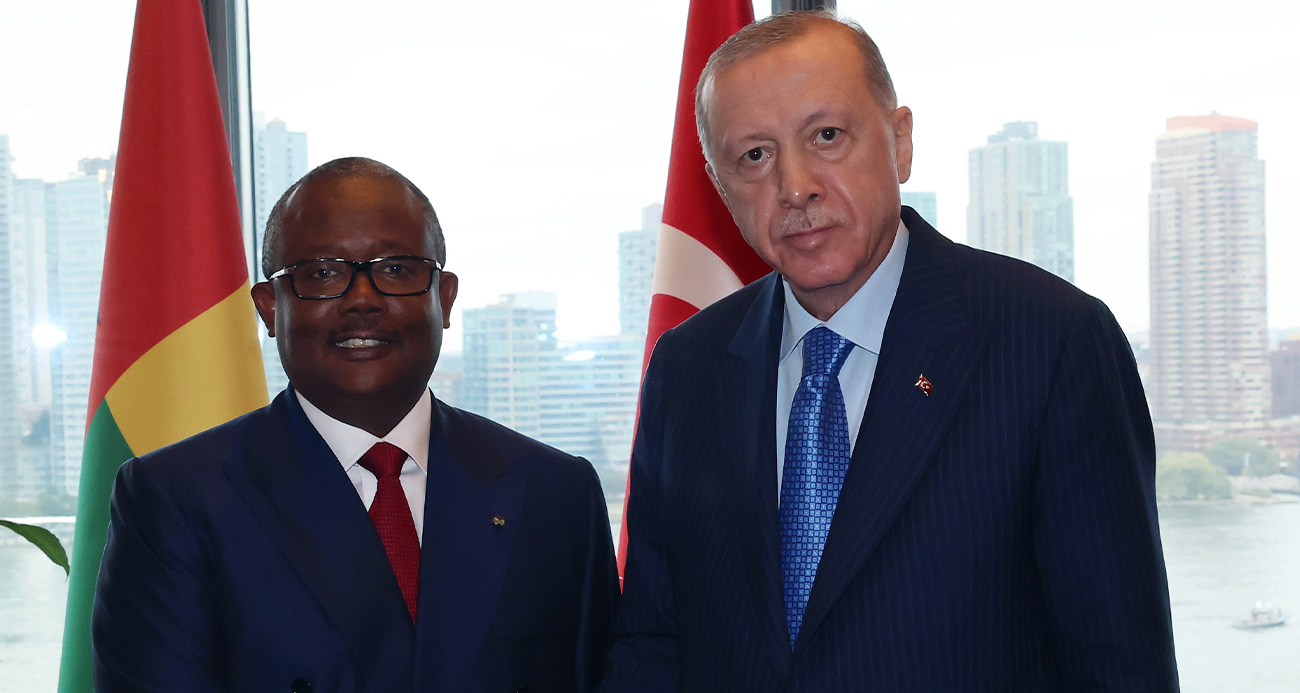 Cumhurbaşkanı Erdoğan, Gine Bissau Cumhurbaşkanı Embalo ile görüştü