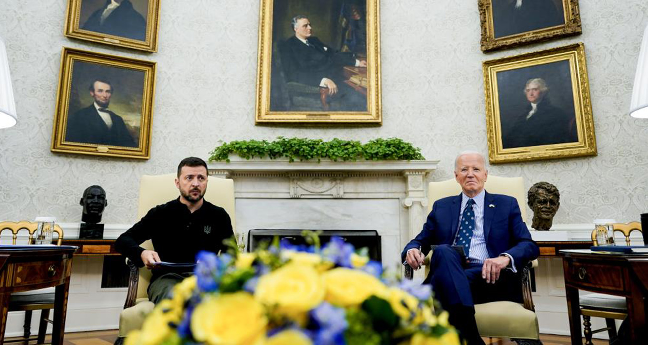 Biden ve Zelenskiy, Beyaz Saray'da bir araya geldi