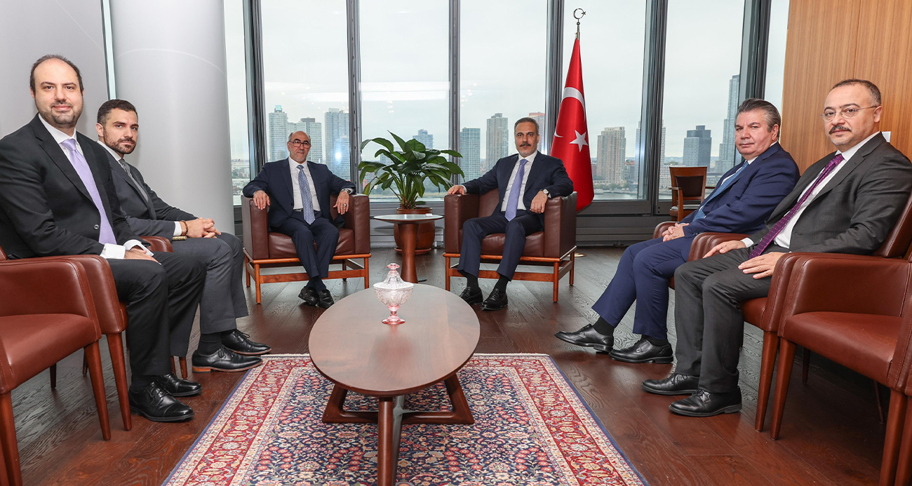 Bakan Fidan, ABD Müslüman Kuruluşlar Konseyi Genel Sekreteri Cemal ile görüştü