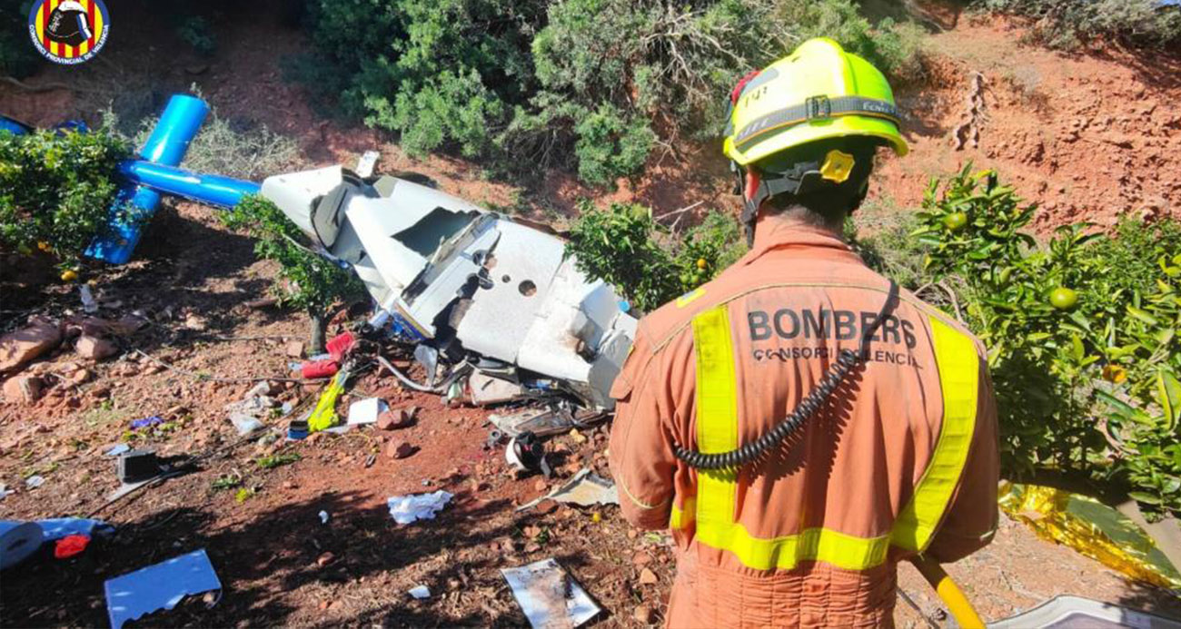 İspanya’da helikopter yüksek gerilim hattına çarptı: 3 ölü