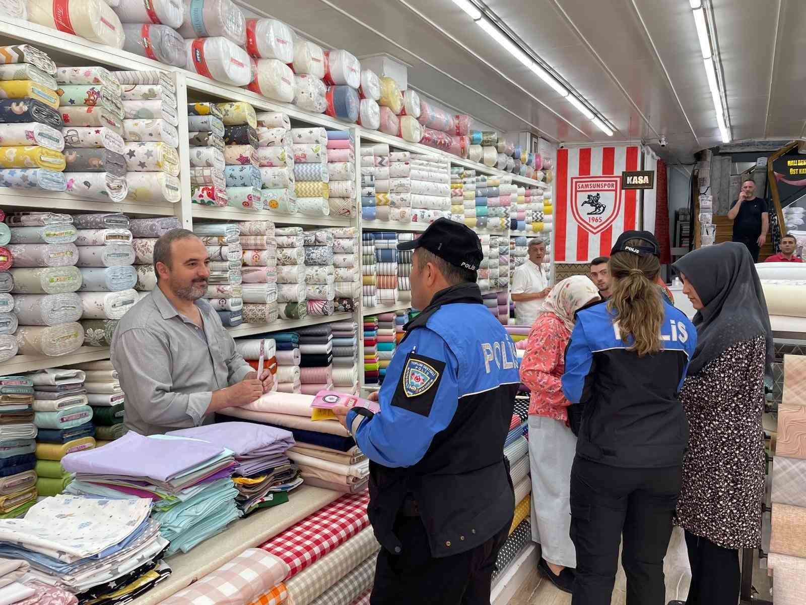 Samsun polisinden İlkadım ve Tekkeköy’de farkındalık eğitimi