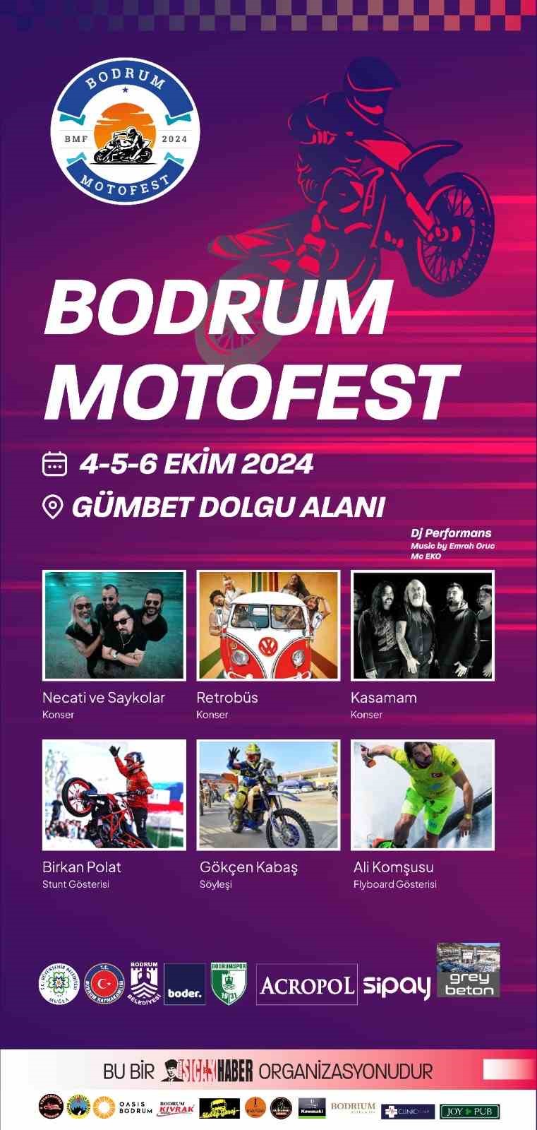 Motosikletliler Bodrum’da buluşuyor