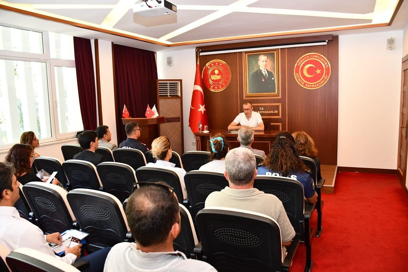 Fethiye’de 29 Ekim Cumhuriyet Bayramı Koordinasyon toplantısı yapıldı