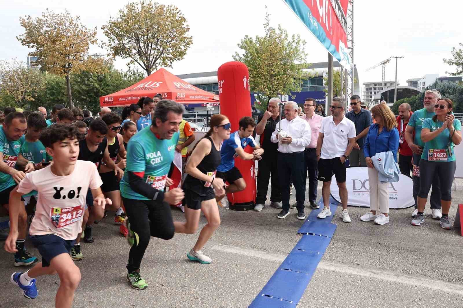 Başkan Şadi Özdemir, ’Eker I Run’ heyecanına ortak oldu