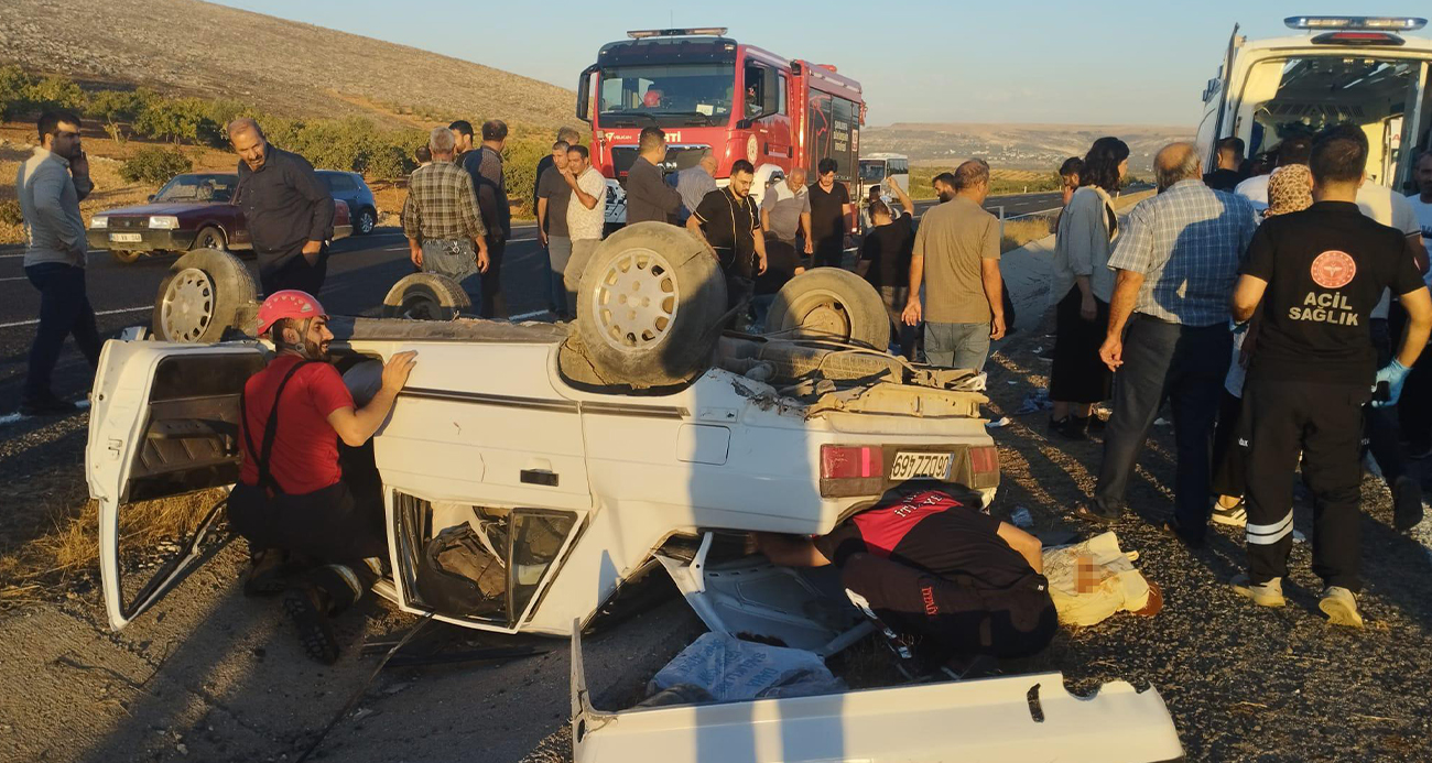 Şanlıurfa’da otomobil devrildi: 5 yaralı