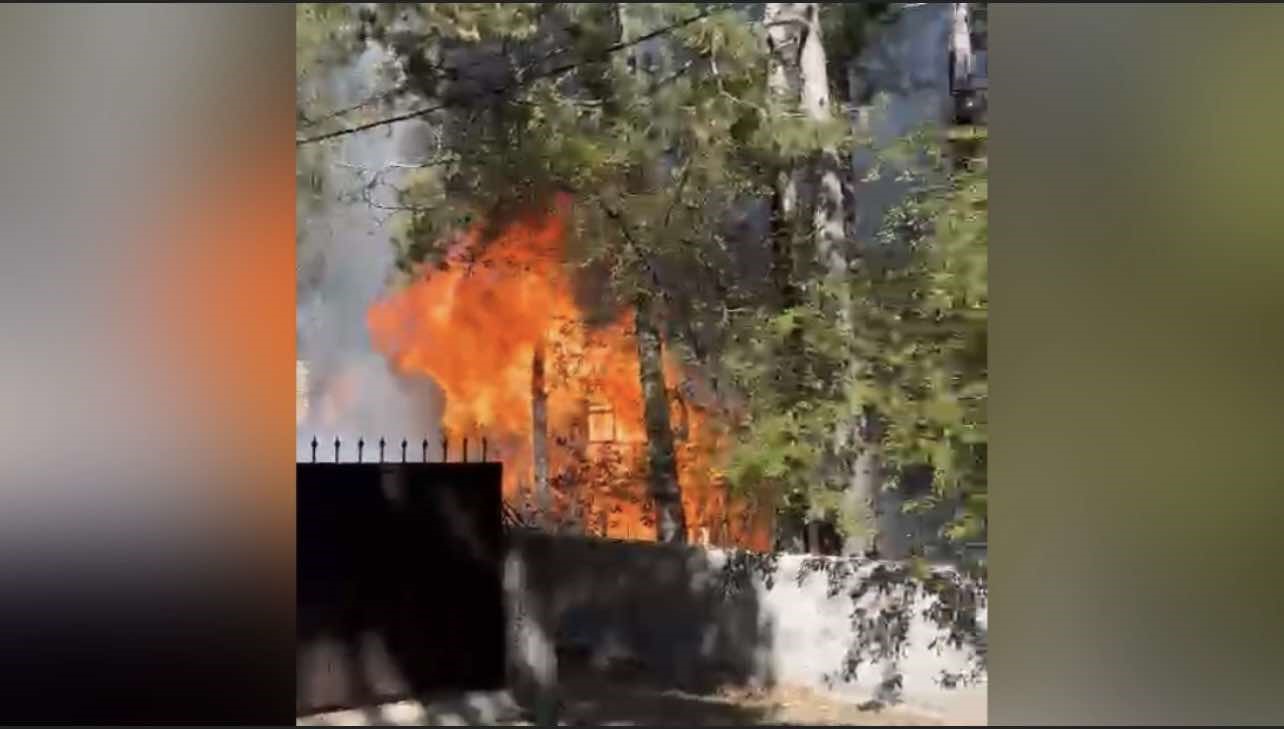 Osmaniye’de yayla evinde çıkan yangın paniğe neden oldu