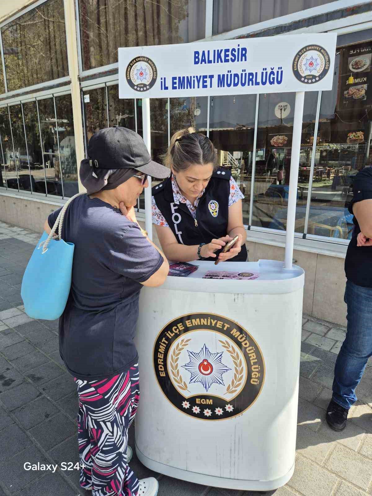 Polis’ten KADES bilgilendirme çalışması