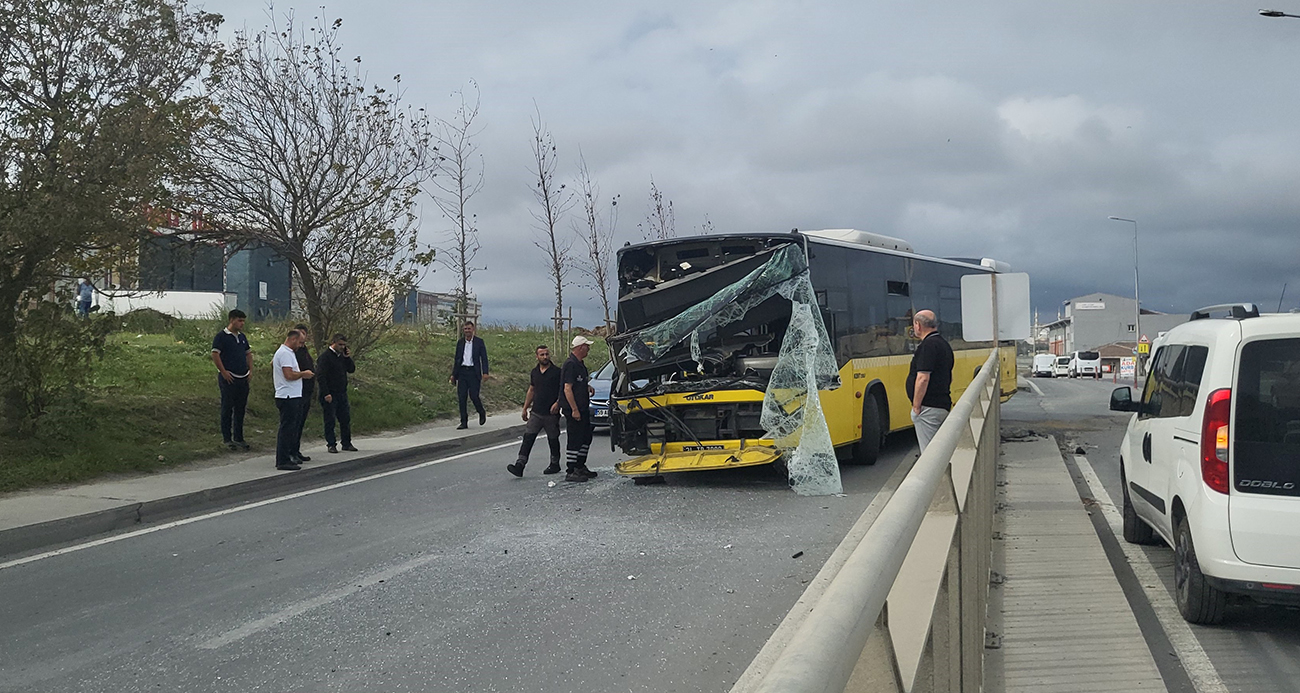 Sultangazi’de 2 İETT otobüsü çarpıştı: 1 çocuk ile 1 kadın yaralandı