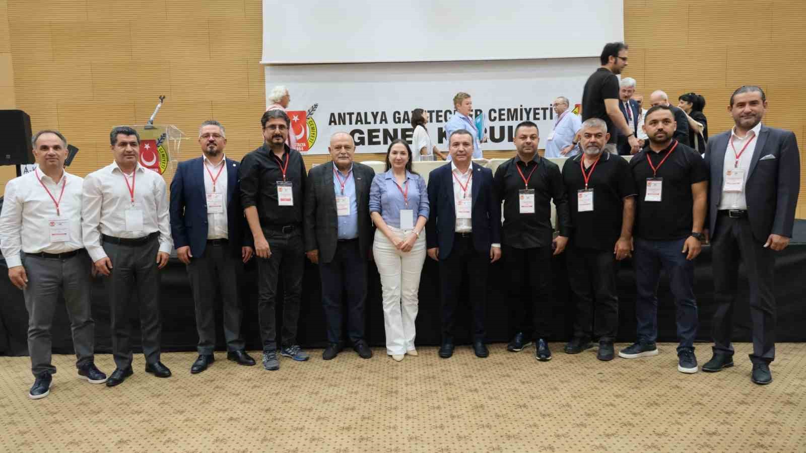 Antalya Gazeteciler Cemiyeti (AGC) Olağan Genel Kurulu yapıldı