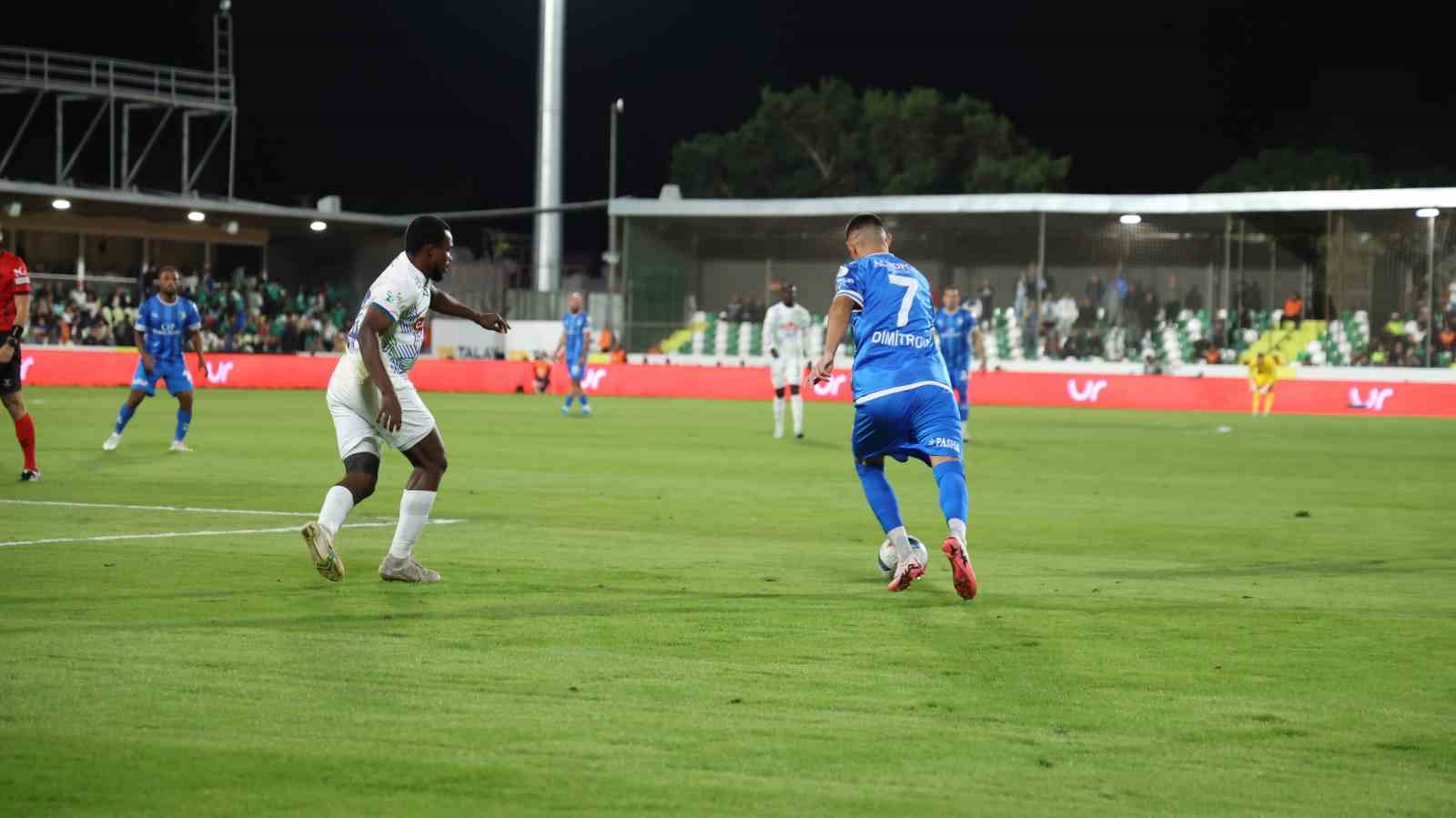 Trendyol Süper Lig: Bodrum FK: 0 - Çaykur Rizespor: 1