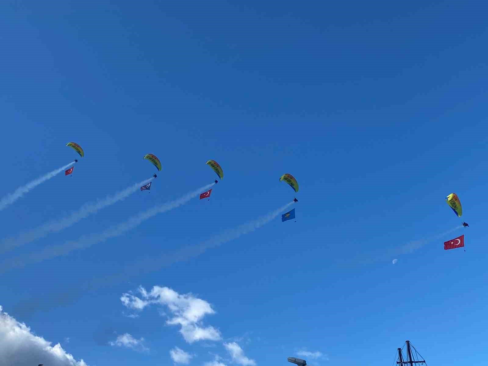 Fethiye 24. Hava Oyunları Festivali’nde uçuşlar başladı