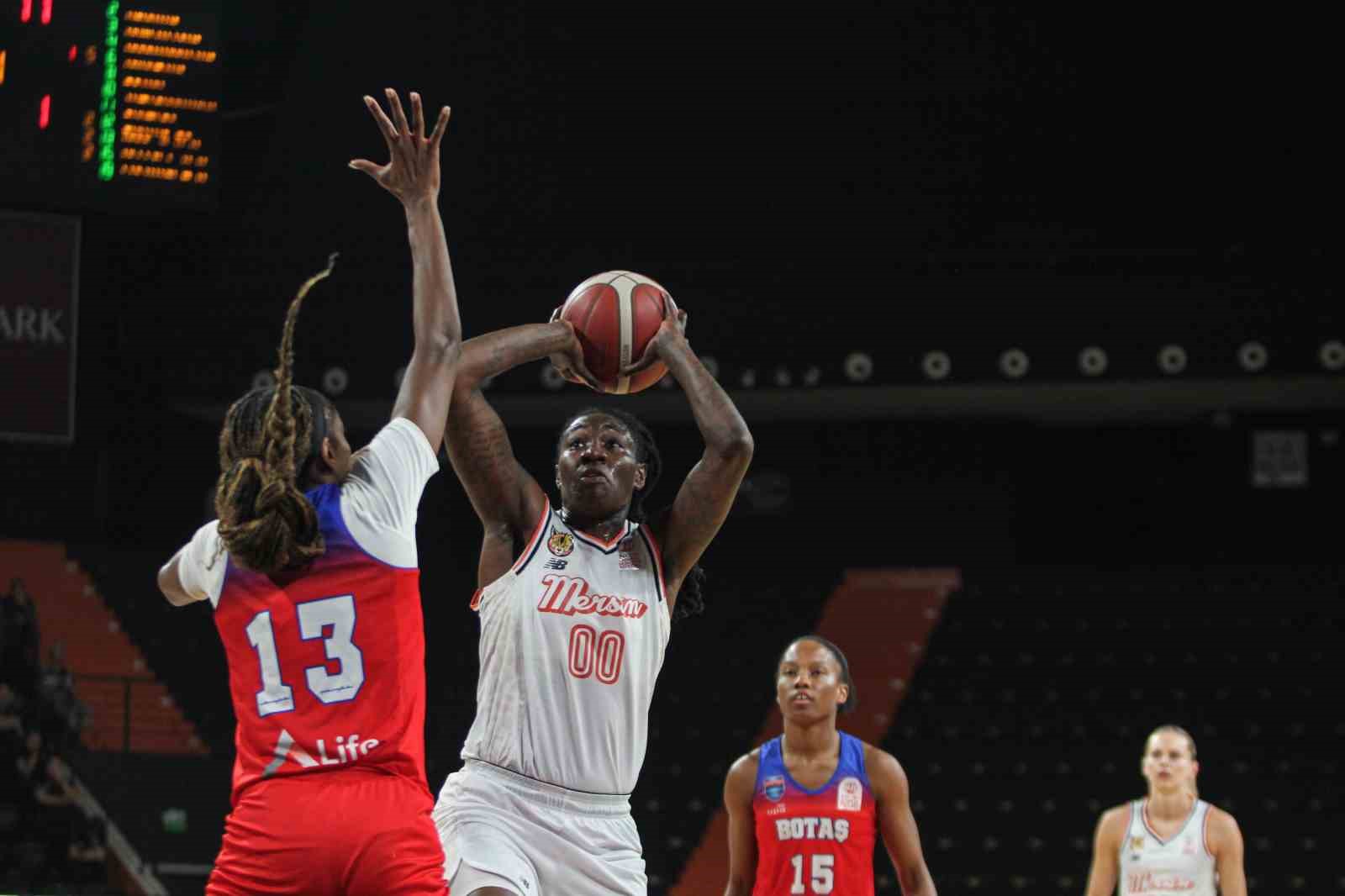 Kadınlar Basketbol Süper Ligi: ÇBK Mersin: 74 - BOTAŞ: 79