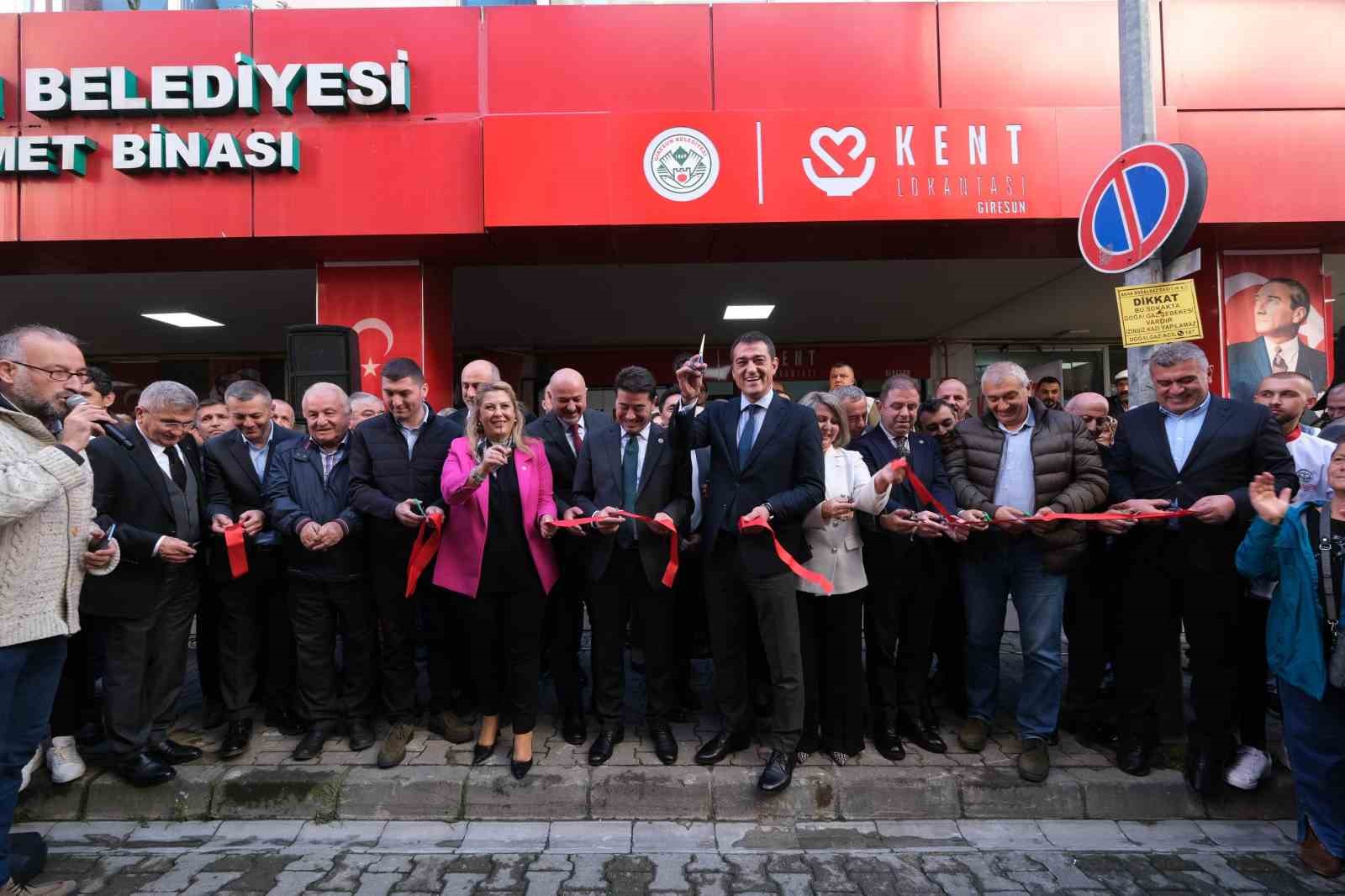 Giresun Belediyesi’nden Kent Lokantası açılışı