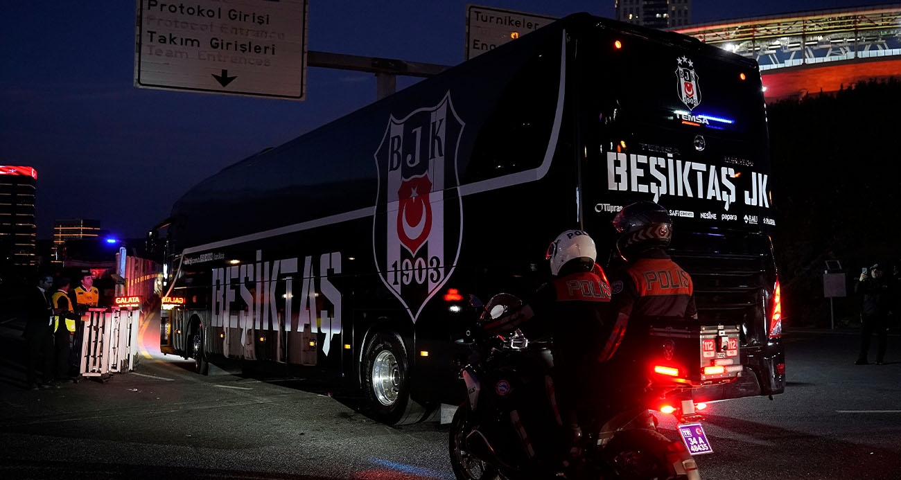 Beşiktaş kafilesi RAMS Park’ta