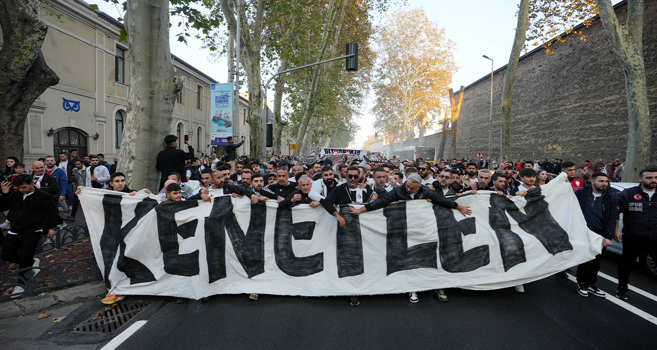 Beşiktaş taraftarından sessiz yürüyüş