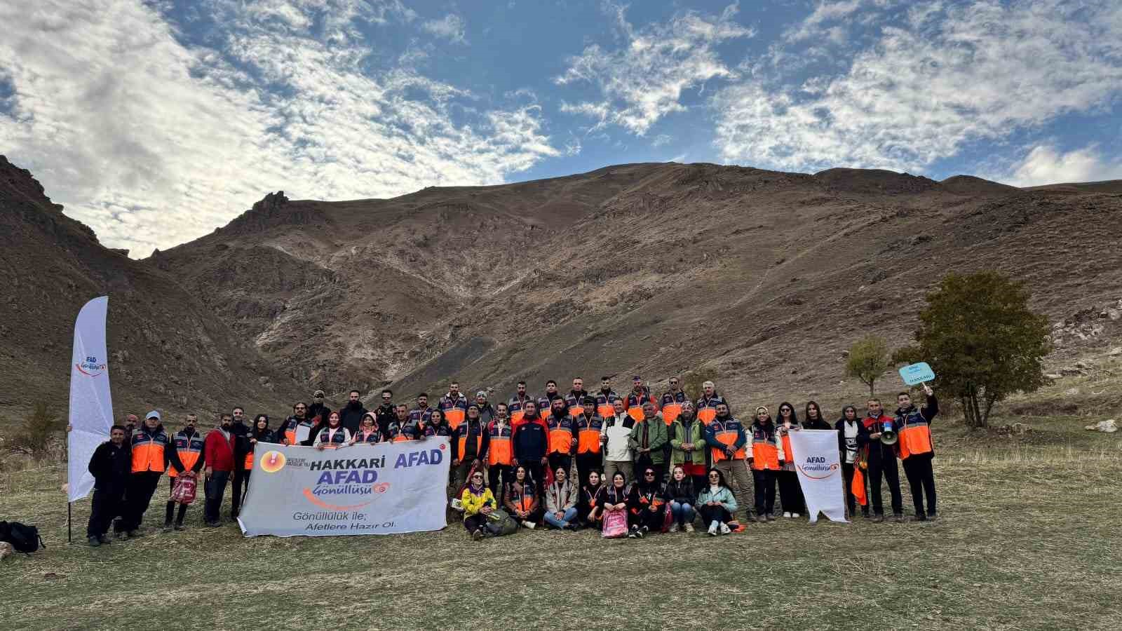 Hakkari’de AFAD gönüllüleri buluşma etkinliği