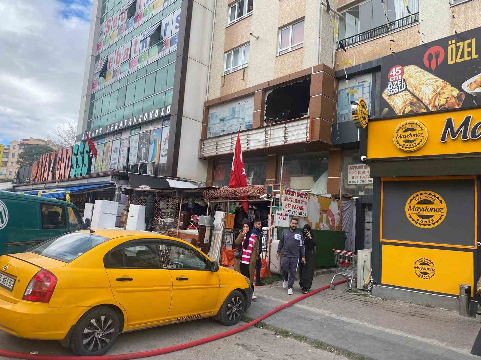 Başkent’te korkutan yangın