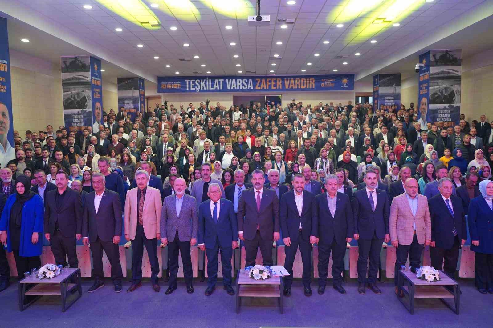 AK Parti Talas 8. Olağan Kongresi gerçekleştirildi