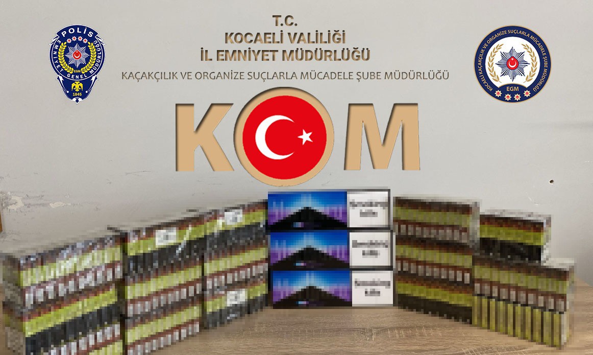 Kocaeli’de kaçak tütün operasyonu