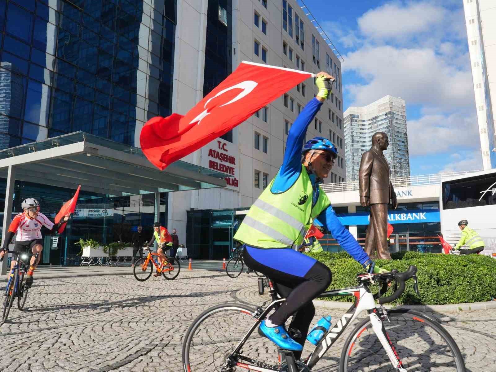 Ataşehir’den Anıtkabir’e kadar pedal çevirecekler