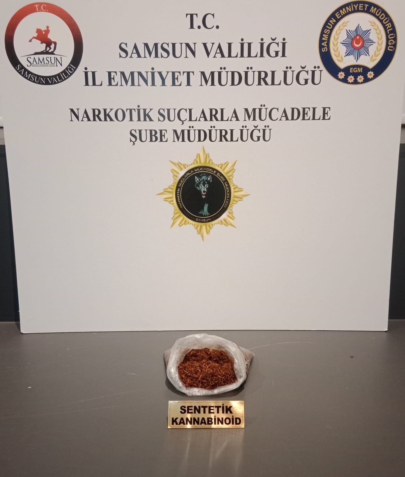 Samsun’da uyuşturucu maddeler ele geçirildi