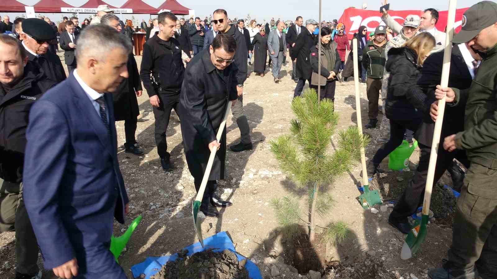 Son 5 yılda Kütahya’da 110 milyon 757 bin 317 fidan toprakla buluşturuldu