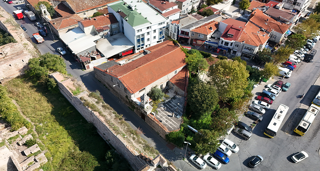 Ayios Nikolaos Kilisesi havadan görüntülendi