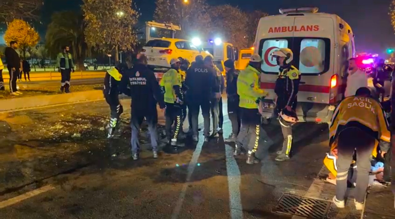 Maltepe’de trafik kazası: 4 yaralı