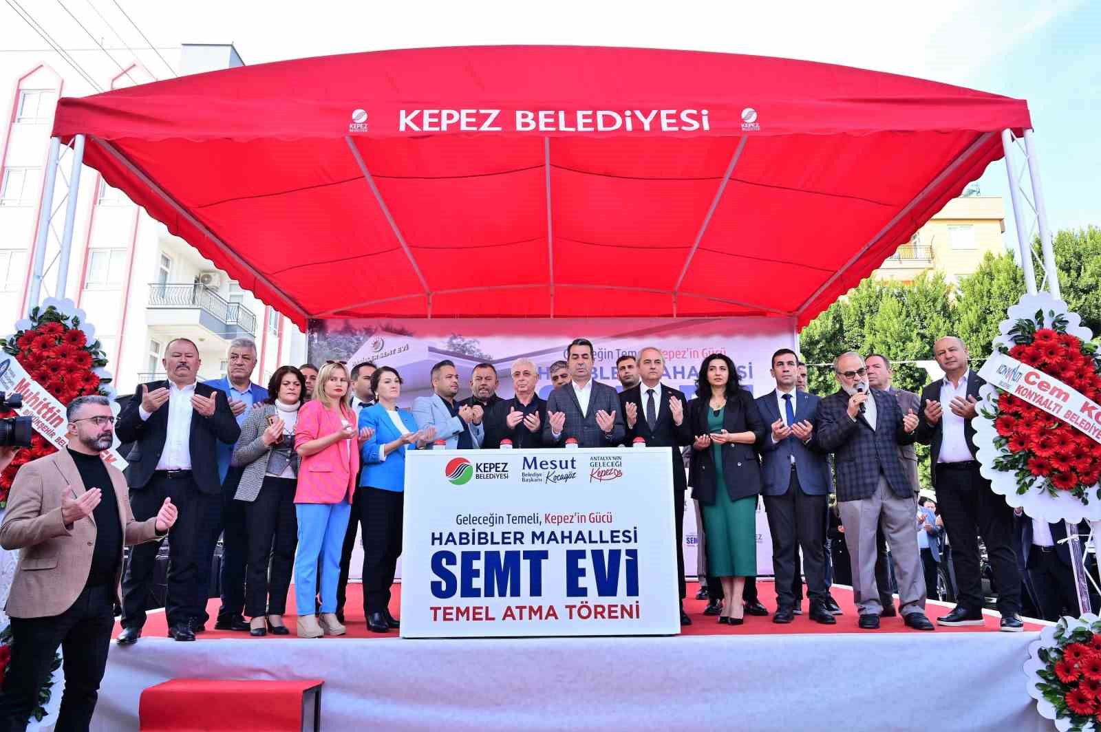 Kepez’e 38 projenin ikincisinin de temeli atıldı