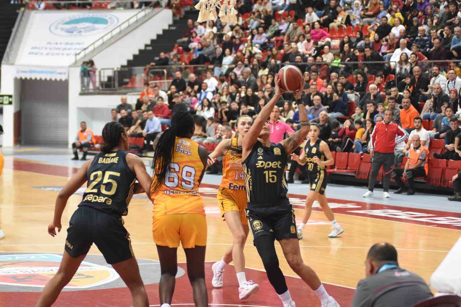 TKBL: Melikgazi Kayseri Basketbol: 57 - Fenerbahçe Opet: 89