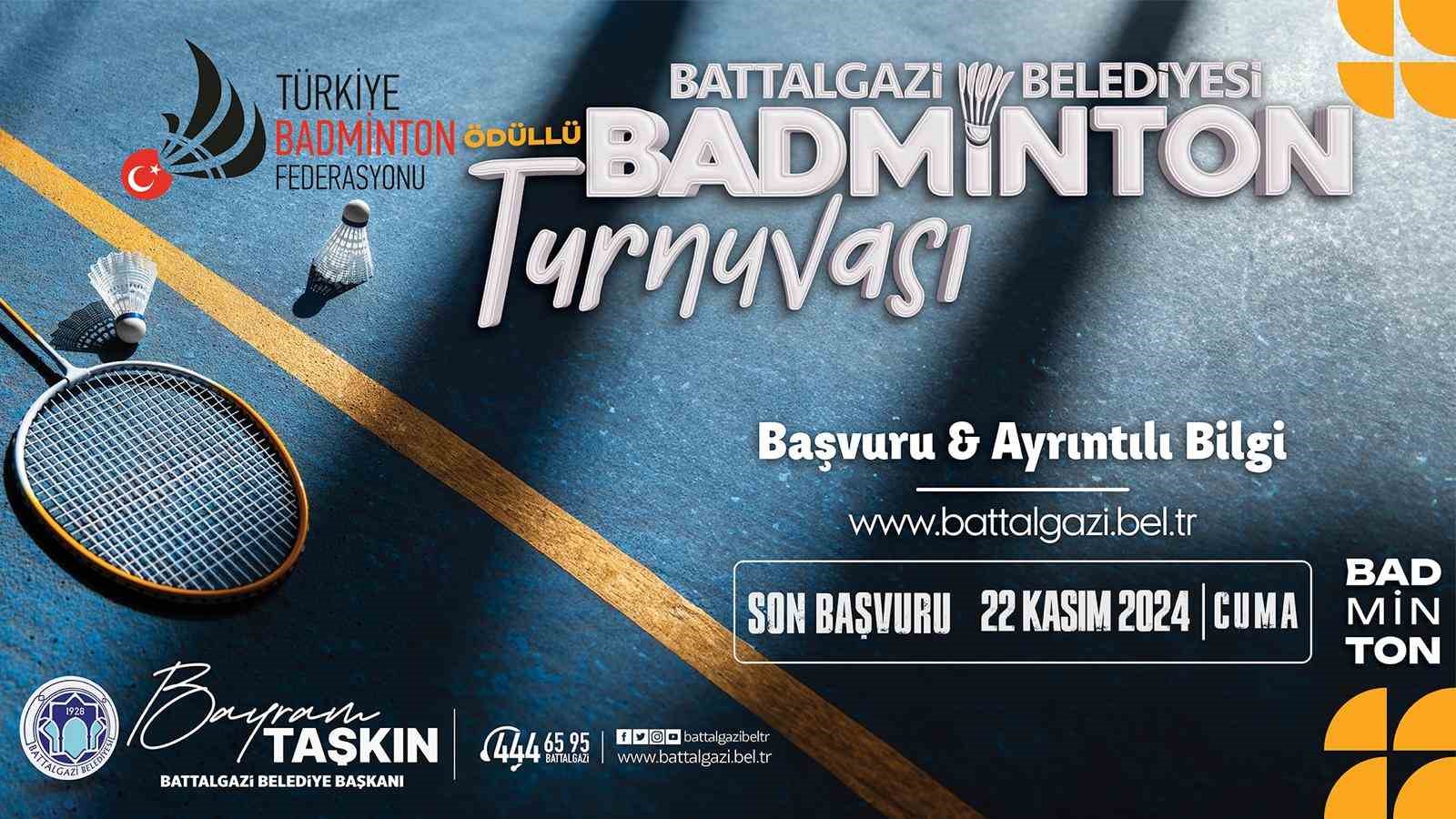 Battalgazi’de Badminton heyecanı