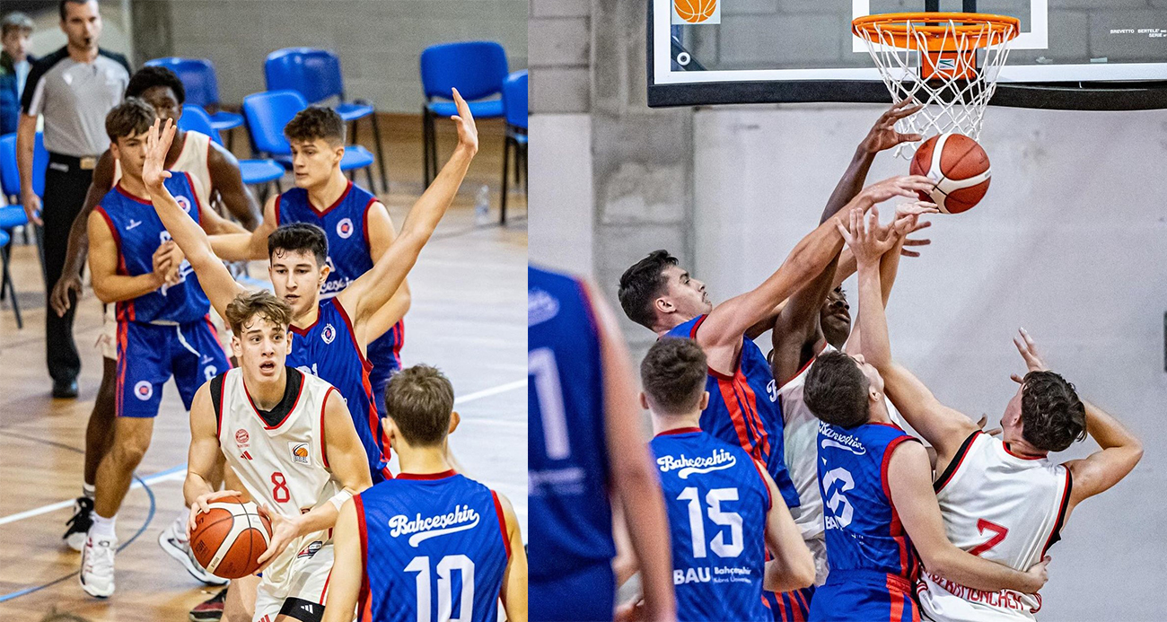 Bahçeşehir Koleji U16 Basketbol Takımı, Avrupa’nın en iyileriyle mücadele etti