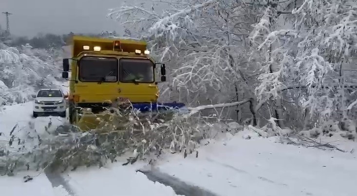 Sinop’ta kar nedeniyle taşımalı eğitime ara verildi