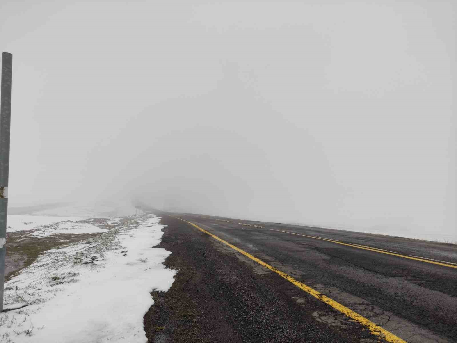 Ardahan’da kar yağışı ulaşımı aksattı