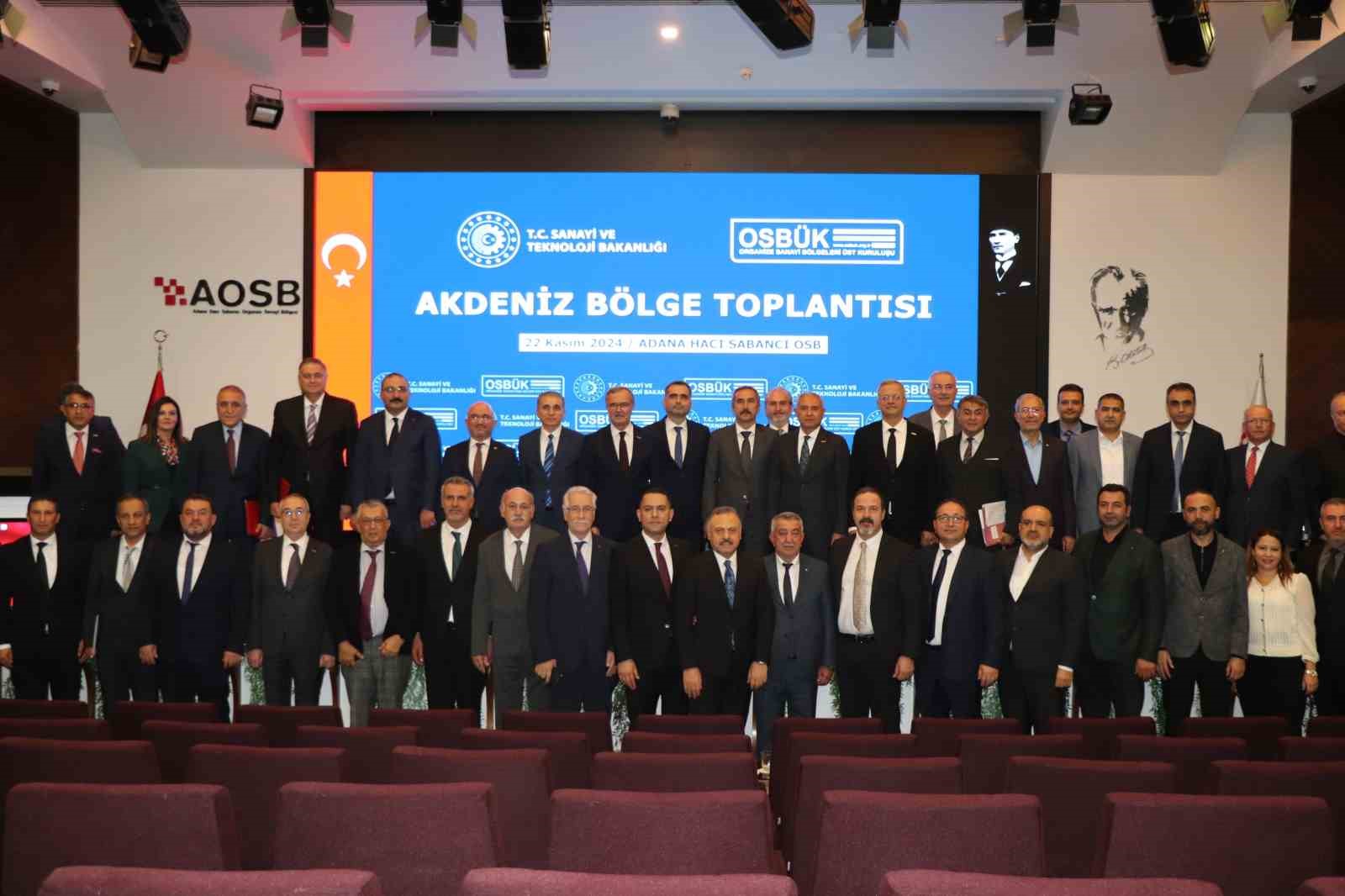 AOSB’de “Akdeniz Bölgesi Sanayi Zirvesi”