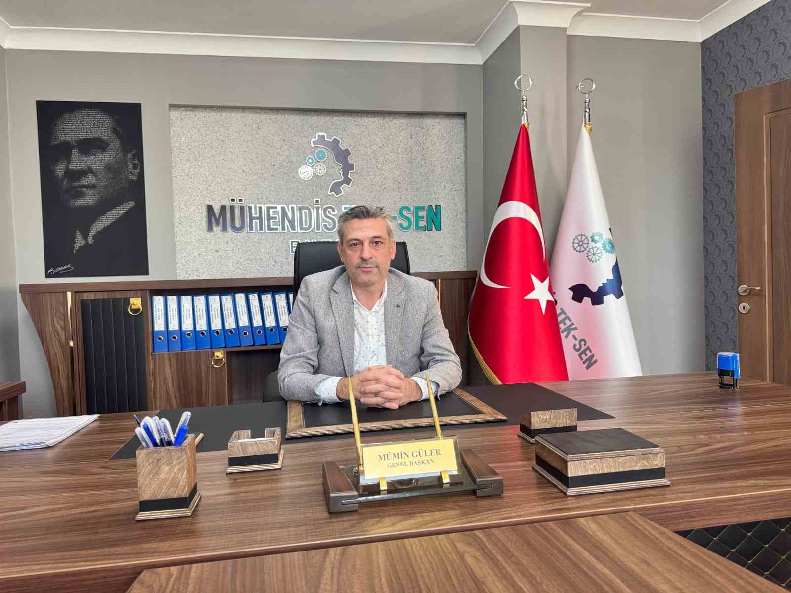 Mühendis Tek-Sen Enerji Genel Başkanı Mümin Güler: 