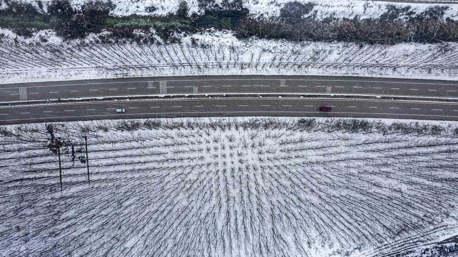 Tokat’ta görenleri hayran bırakan kış manzarası