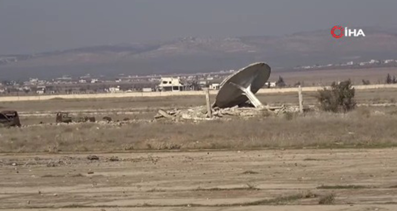 SMO’nun PKK/YPG'den geri aldığı Minnığ Askeri Hava Üssü görüntülendi