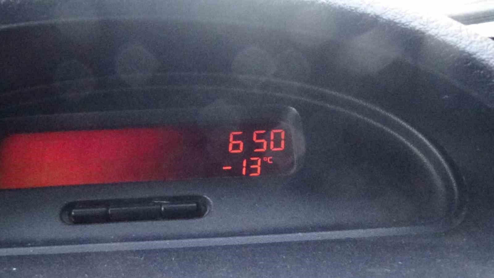 Kars’ta soğuk hava etkili oluyor