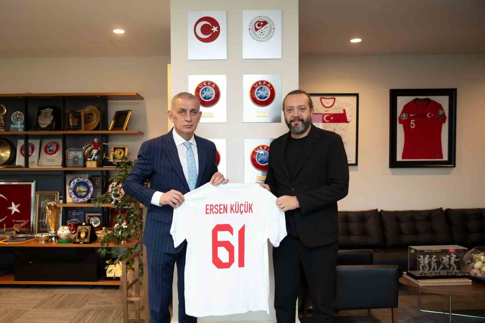 Ersen Küçük’ten, TFF Başkanı Hacıosmanoğlu’na ziyaret