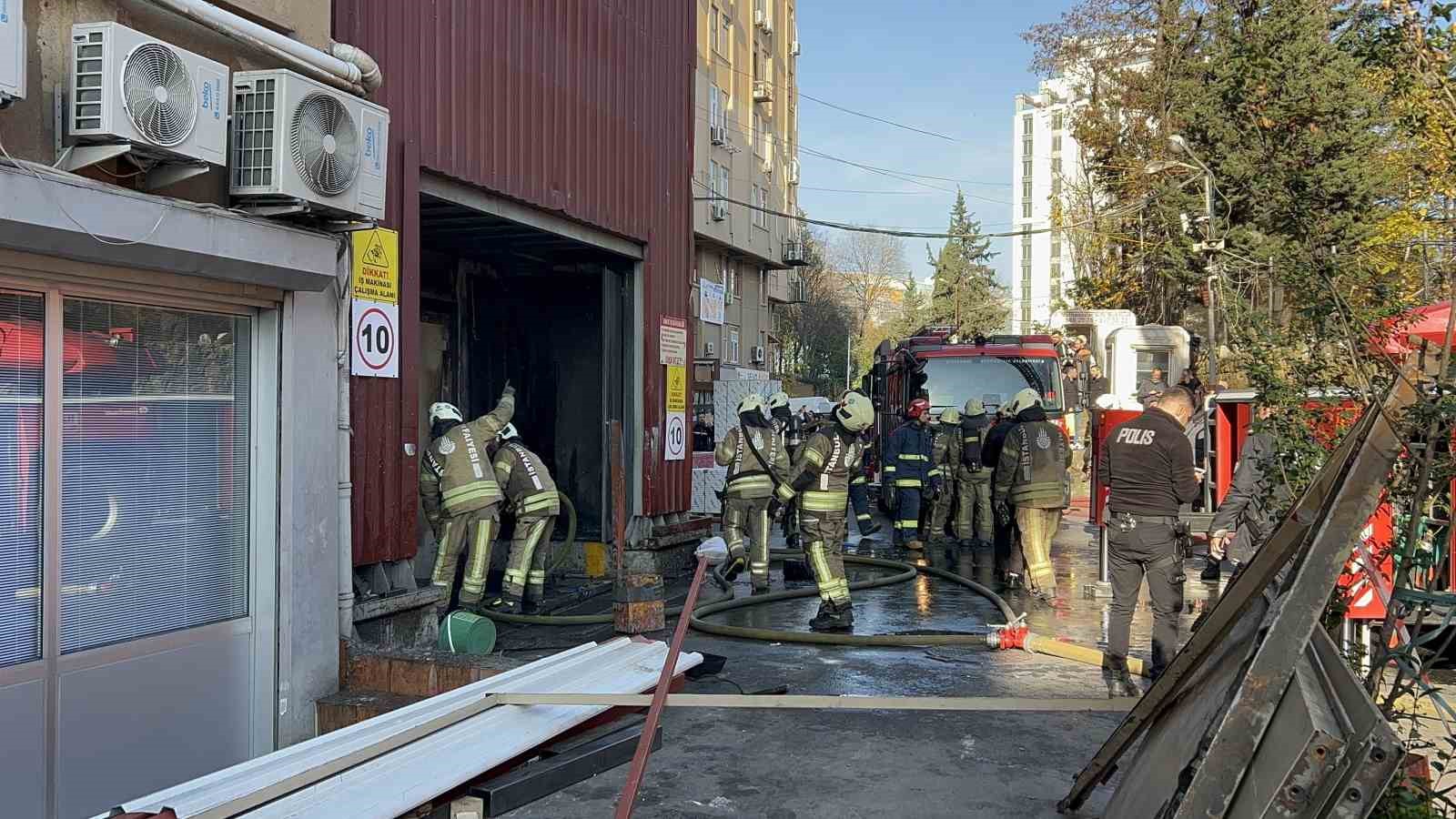 Zeytinburnu Matbaacılar Sitesinde yangın paniği