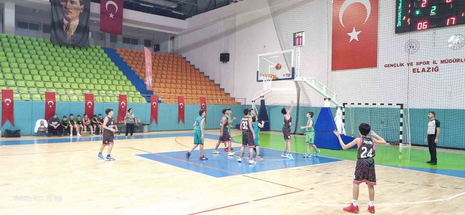 Elazığ’da basketbol U14 yerel lig mücadelesi sona erdi