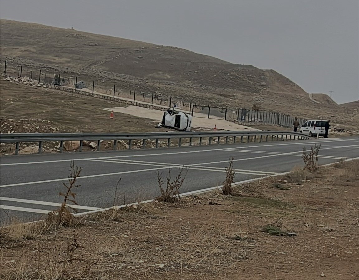 Hasankeyf yolunda trafik kazası: 1 yaralı