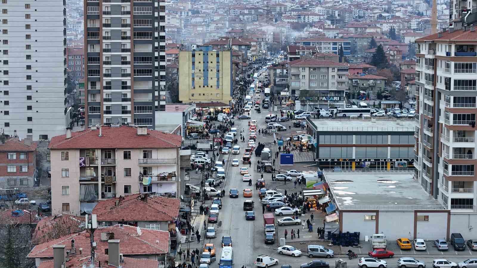 Ankara’daki Suriyeli vatandaşların coşkusu havadan görüntülendi