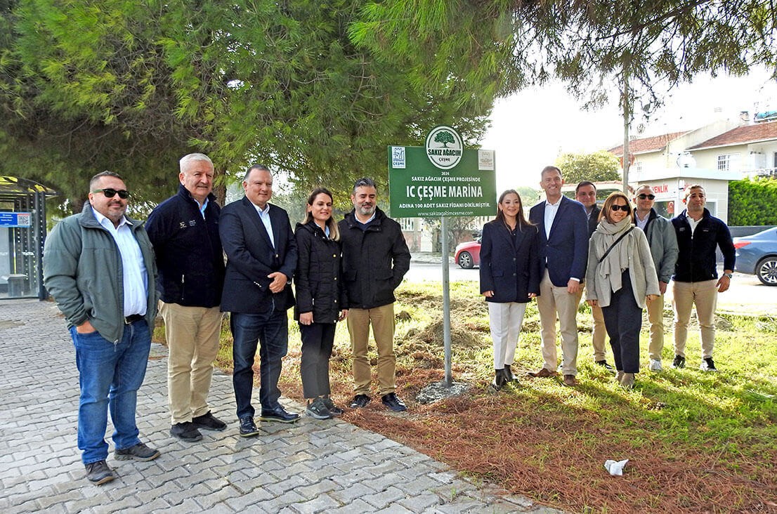 ’Sakız Ağacım Çeşme’ projesiyle sakız ağacı sayısı hızla artıyor