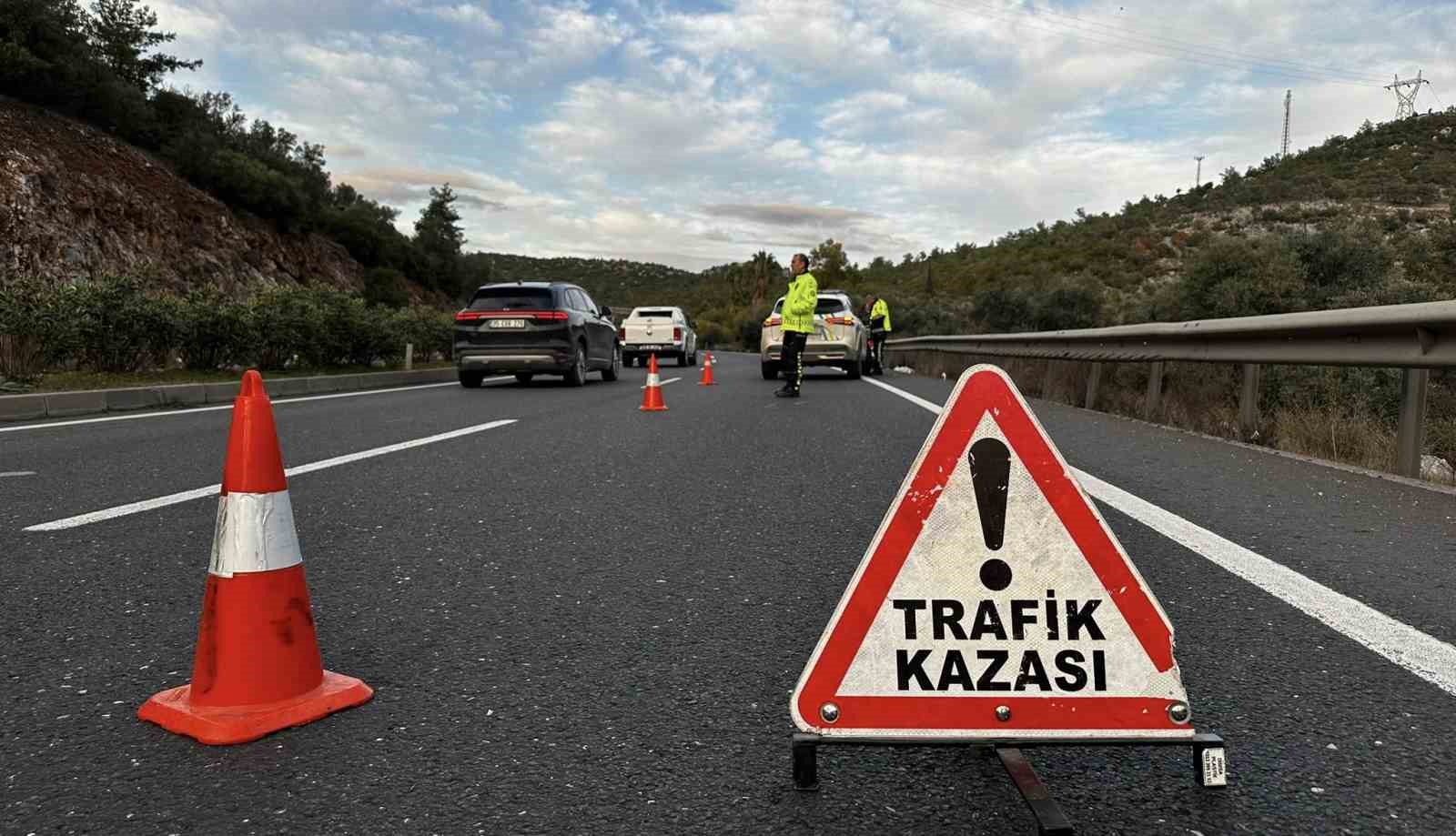 Milas’taki kazada motosiklet sürücüsü yaralandı