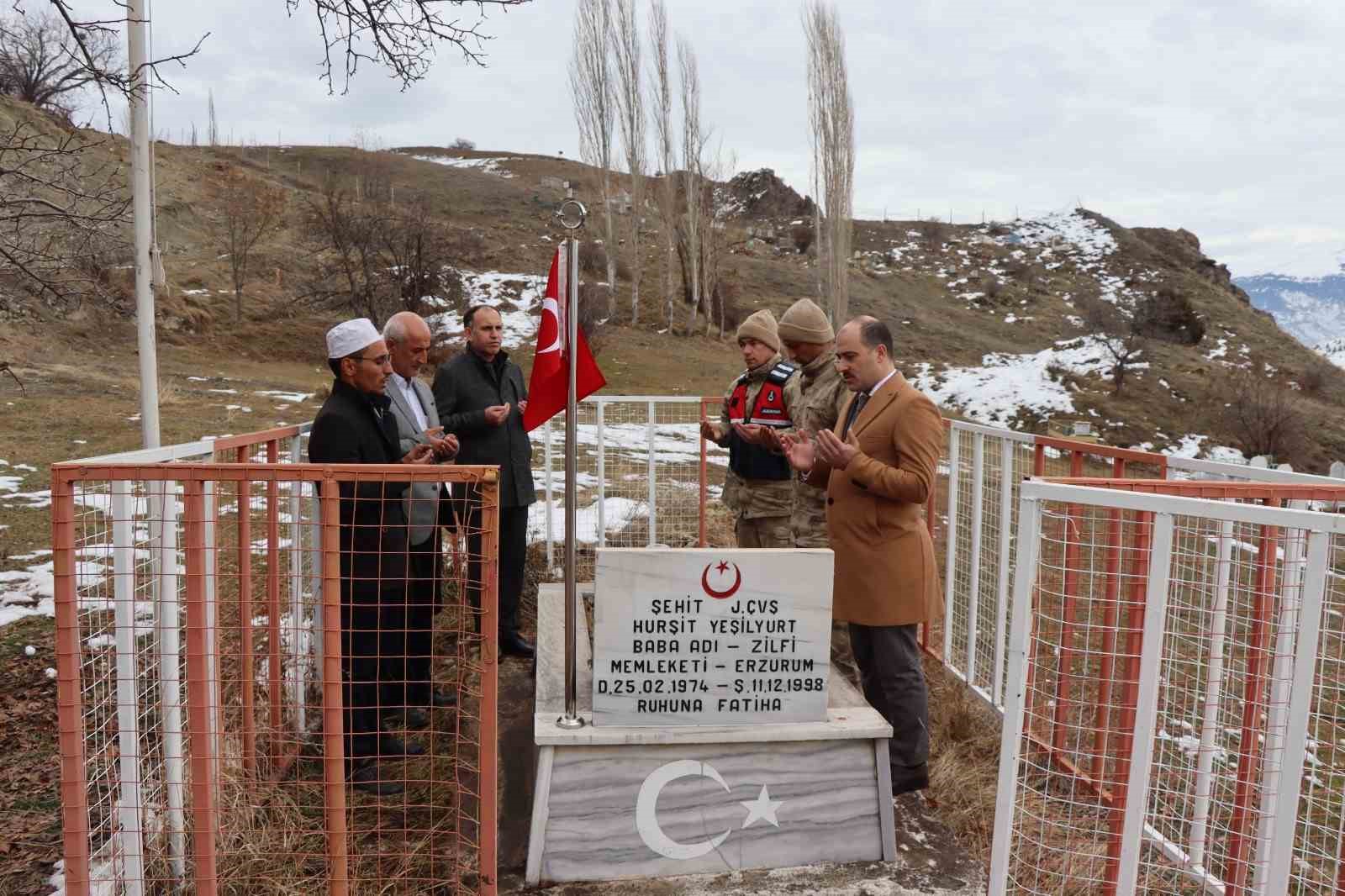 Oltu’da şehide vefa