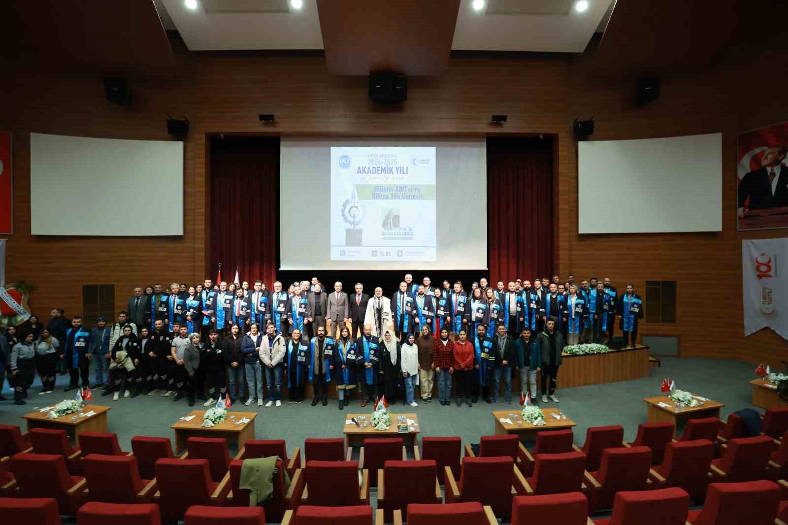 YÖK Üyesi Prof. Dr. Karaboğa, KAYÜ’de dönem dersi verdi