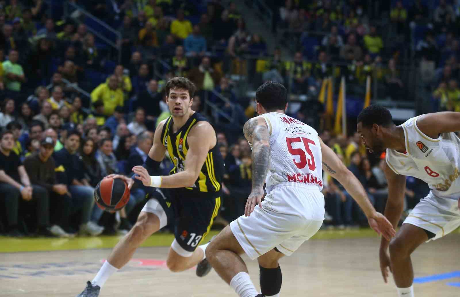 THY Euroleague: Fenerbahçe: 69 - Monaco: 99